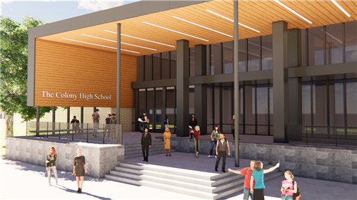 The Colony High School Entrance 